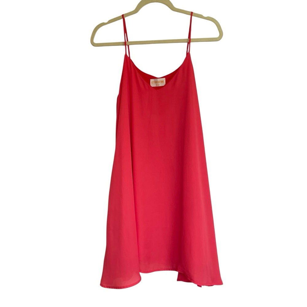 Let Them Eat Cake Coralβ A-Line Mini Dress with Pockets Size Medium